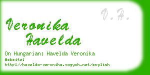 veronika havelda business card